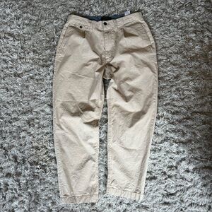 Striped tan banana republic pants